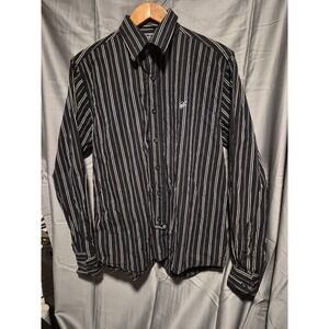 Southpole X-clusive Edition Mens XL Striped Button Down Shirt Long Sleeve Y2K